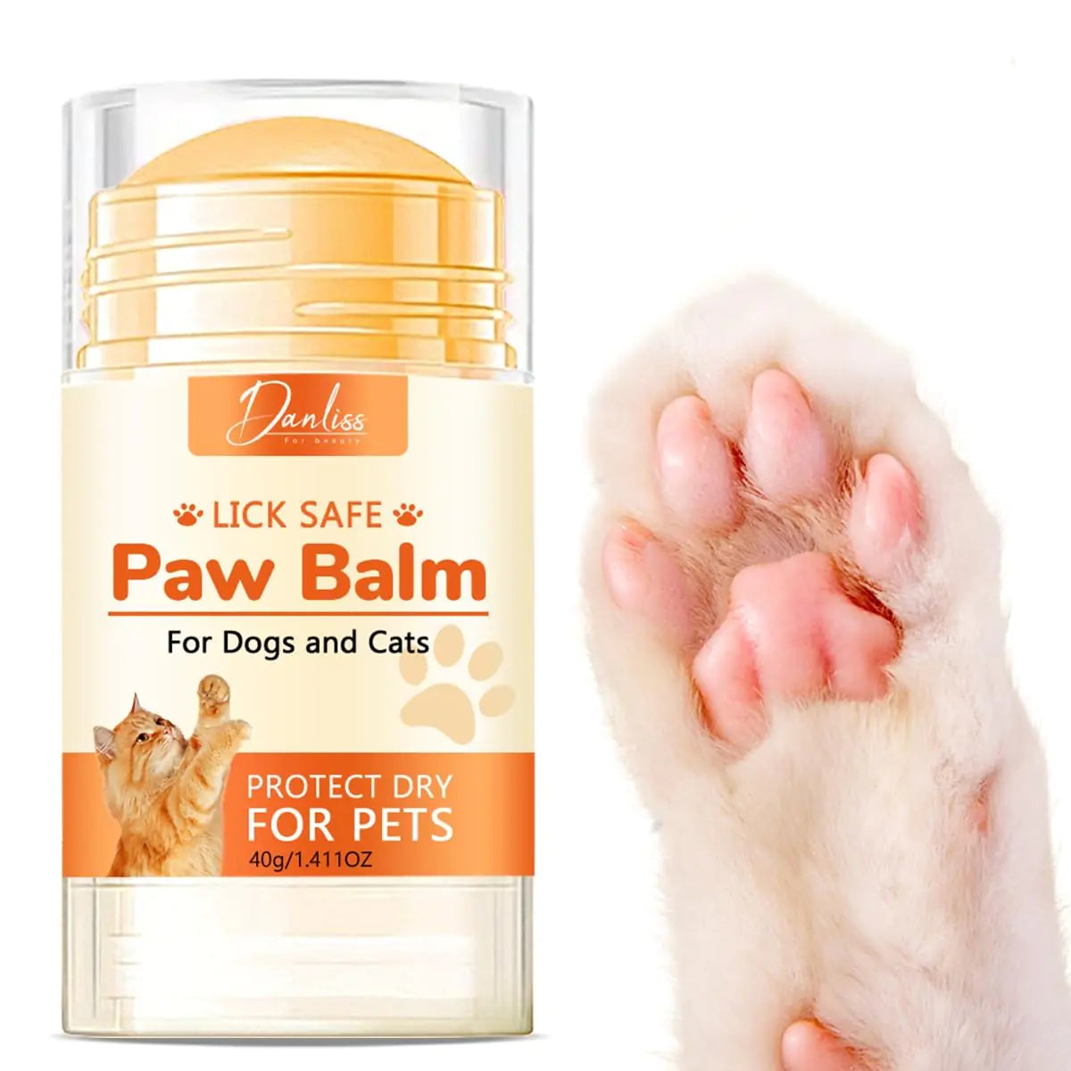Dog Paw Balm for Cracked Paws Natural
