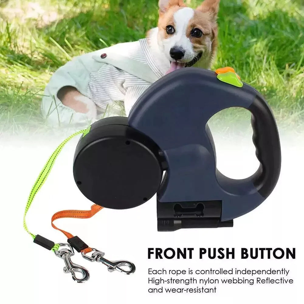 Dual Pet Leash 3 in 1