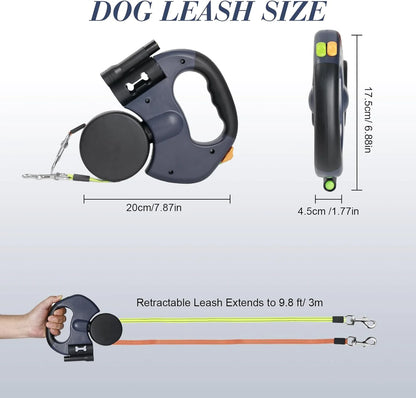Dual Pet Leash 3 in 1