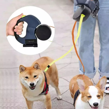 Dual Pet Leash 3 in 1